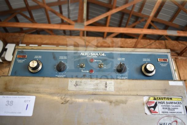 Alto Shaam 1000-TH/I commercial cook and hold oven, full height, classic controls, on casters, 208-240V, 1 phase.