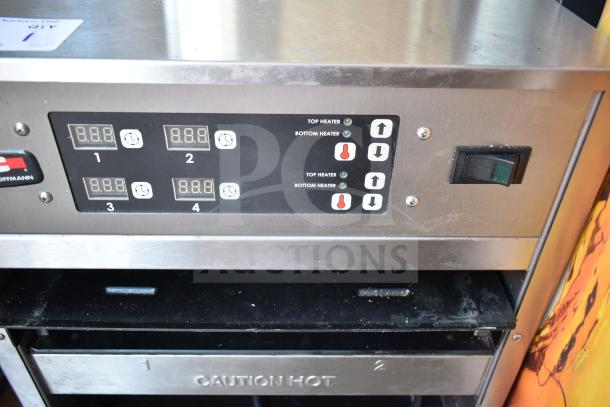 Carter Hoffmann MZ223G commercial heated holding cabinet, stainless steel, digital controls, 120V, 1-phase.