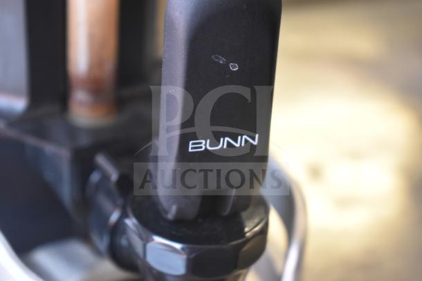 2024 Bunn 27850.0210 SH SERVER Satellite Server, black finish, close-up of Bunn logo, used condition.