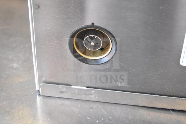 Curtis GEM3IF 1.5 Gallon Satellite Coffee Server, IntelliFresh technology, brushed stainless steel, used condition.