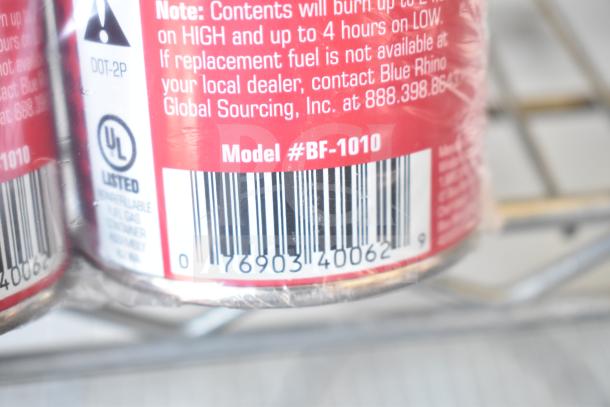 Box of Butane Fuel Cans with Model #BF-1010 label visible. Includes Whipped Cream Dispenser. Auction for 2 items.
