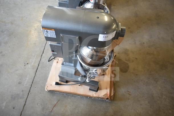 Avantco MX10H 10 Quart Planetary Dough Mixer, brand new, includes bowl, guard, dough hook, paddle, 120V, 1 Phase.