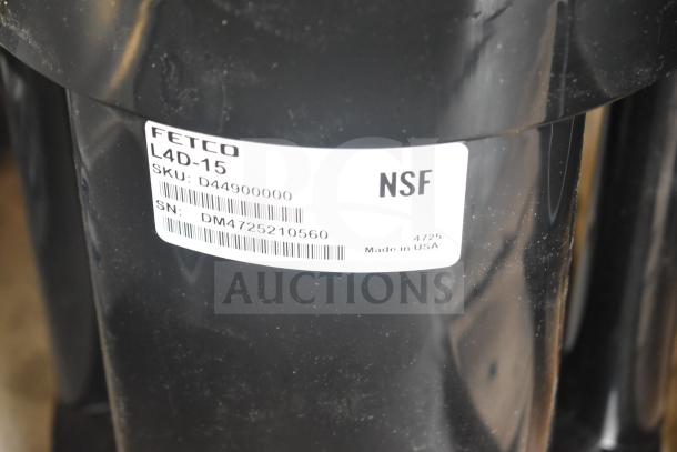 BRAND NEW SCRATCH AND DENT! Fetco L4D-15 Luxus 1.5 Gallon Coffee Server with Stand, stainless steel, NSF certified, SKU: D44900000, SN: DM4725210560.