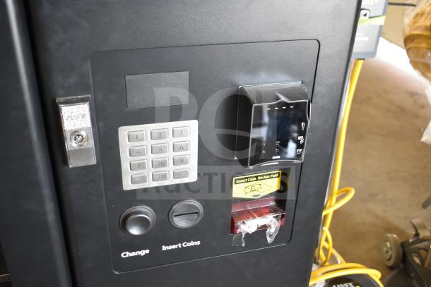Brand new 2025 KoolMore KM-VMNT-50-BR snack vending machine, 115V, 1 phase, with keypad, coin, and bill acceptor. Scratch and dent condition.