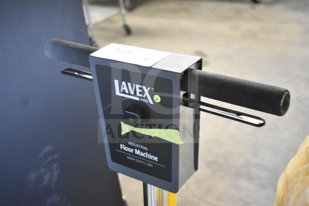 Lavex Pro 978LPS20S 20" Heavy-Duty Rotary Floor Machine, 175 RPM, 120V. New with minor scratches, visible label.