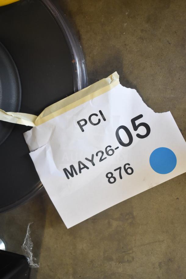 Lavex Pro 978LPS20S 20" rotary floor machine, 175 RPM, 120V. New with scratches and dents. Tag indicates PCI, May26-05, 876.