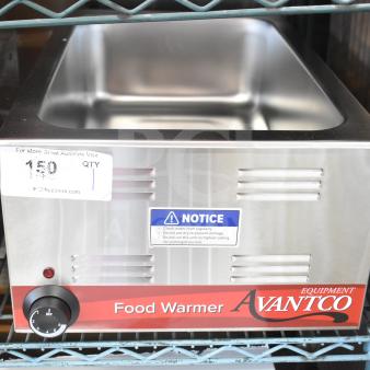 Brand new Avantco 177W50 12" x 20" electric countertop food warmer, scratch and dent, 120 volts, 1 phase.