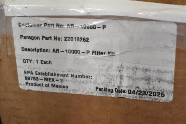 BRAND NEW Manitowoc AR-10000P Ice Machine Water Filtration System with .5 Micron, 0.75 GPM, slight scratches, packed 2025.