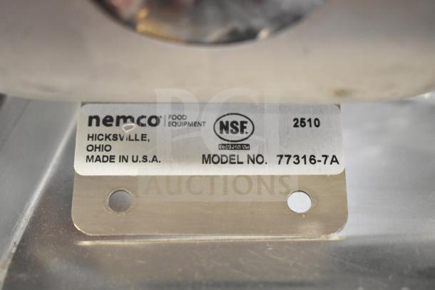 Brand new Nemco 77316-7A 7" Ice Cream Dipper Well and Faucet Set. NSF certified, Made in USA, Hicksville, Ohio.