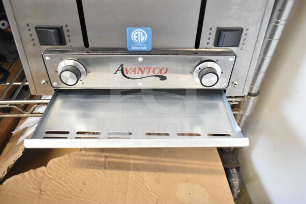 Brand new Avantco 184THD27208 toaster, 4-slice, 208V, with wide slots. ETL certified, scratch and dent sale.