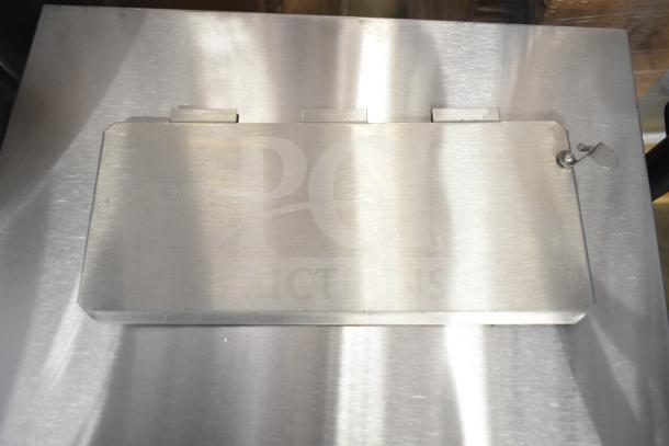 Brand new Avantco T140 commercial conveyor toaster, stainless steel, 10" wide, 3" opening, 1750W, 300 slices/hour.