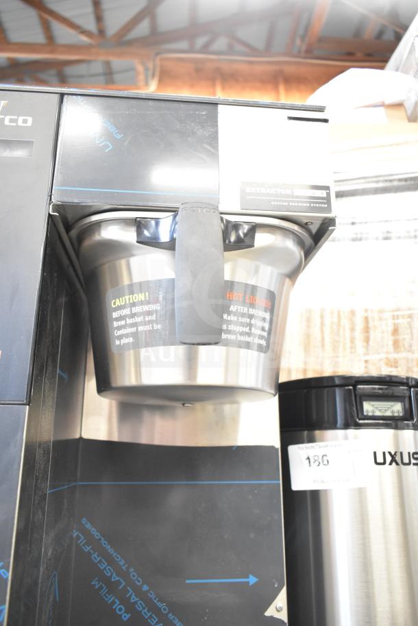 BRAND NEW 2025 Fetco CBS-1251 coffee brewer with metal brew basket, 208/240V, 1 phase. Scratch and dent condition.