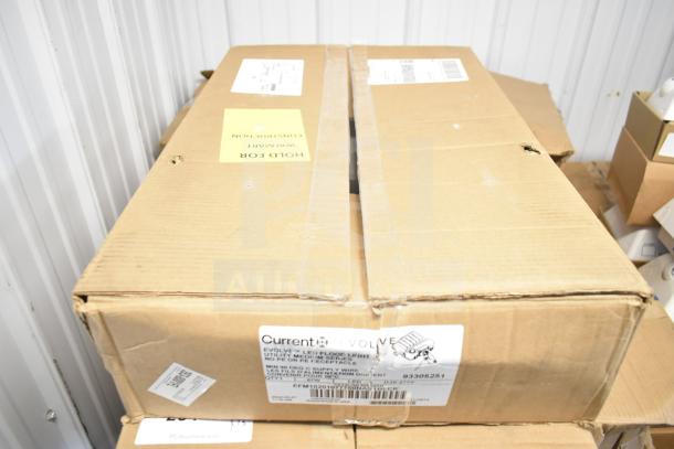 Original box containing 13 Current Evolve LED flood lights. Box displays product label and condition is sealed.