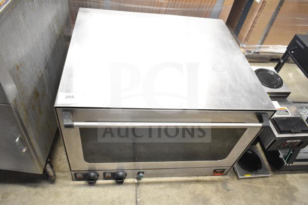 Vollrath Cayenne COA 8005 40702 Countertop Electric Convection Oven, stainless steel, 230V, 1 Phase, visible controls, tag marked "266".