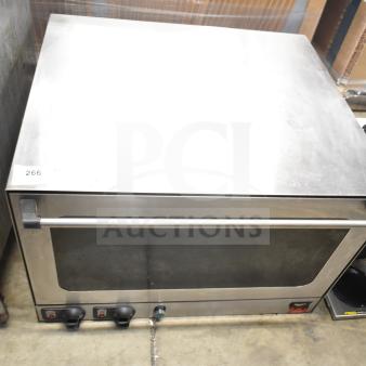 Vollrath Cayenne COA 8005 40702 Countertop Electric Convection Oven, stainless steel, 230V, 1 Phase, visible controls, tag marked "266".