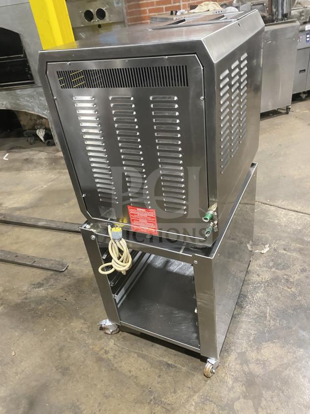 Italgi P80A commercial pasta extruder, stainless steel, electric, free-standing, on casters, 220V 1Phase, SN: 115.