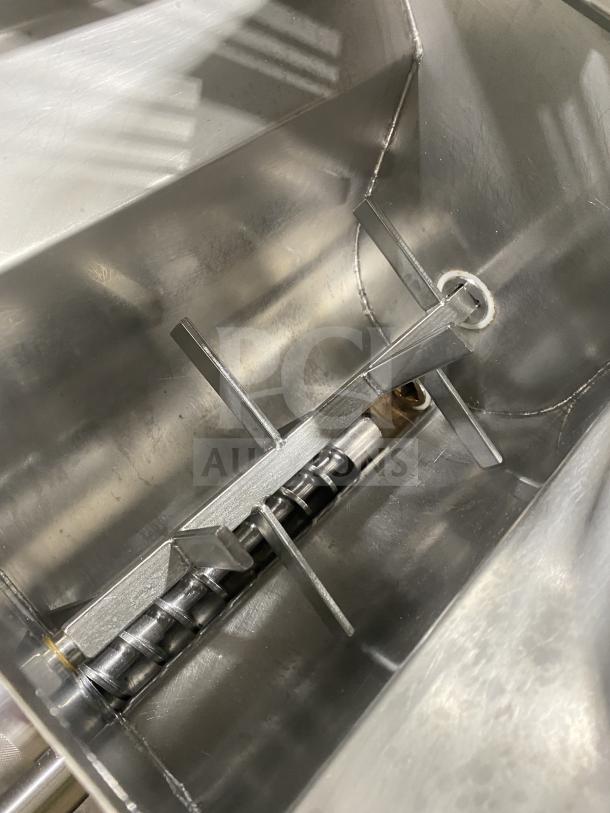 Italgi P80A commercial pasta extruder, stainless steel, electric, high-production, model SN: 115, 220V, on casters.