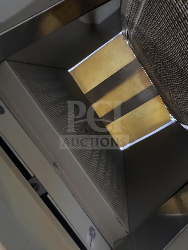 Beseler shrink wrap system, Model HS-1520D and TD-16-10, on casters. Heavy-duty, electric, visible vented panels.