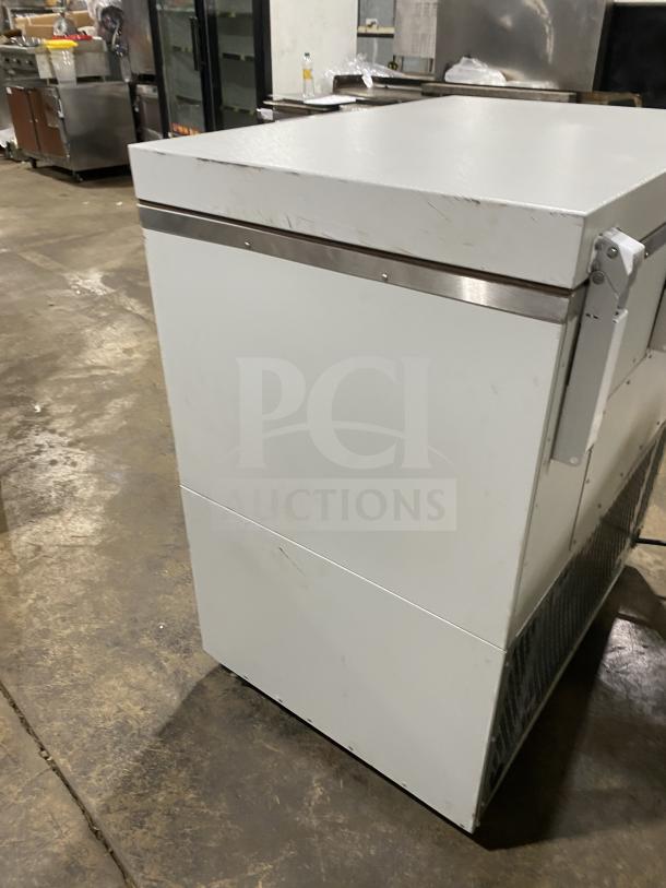 So-Low Commercial CA5-5 low temperature chest freezer, 115V, in used condition with minor surface wear.