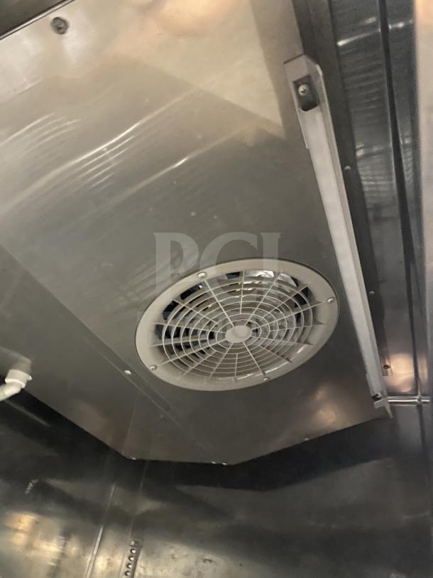 Turbo Air TSR-35SD commercial stainless steel 2-door refrigerator; features fan interior, 115V; durable and spacious.