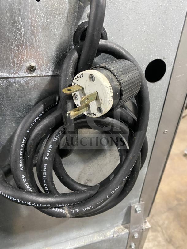 Kold Draft C81064LC ice machine cord, showing 208/230V, 250V plug, and commercial specifications printed on cable.