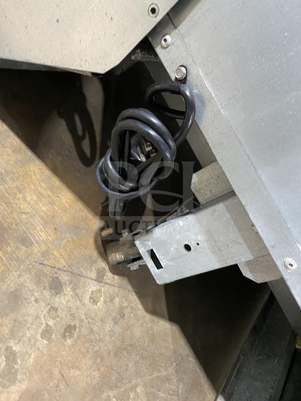 Delfield Manitowoc 4-Drawer Refrigerated Prep Table, model UCD4464N-12-DD5, stainless steel, 115V, visible power cord.