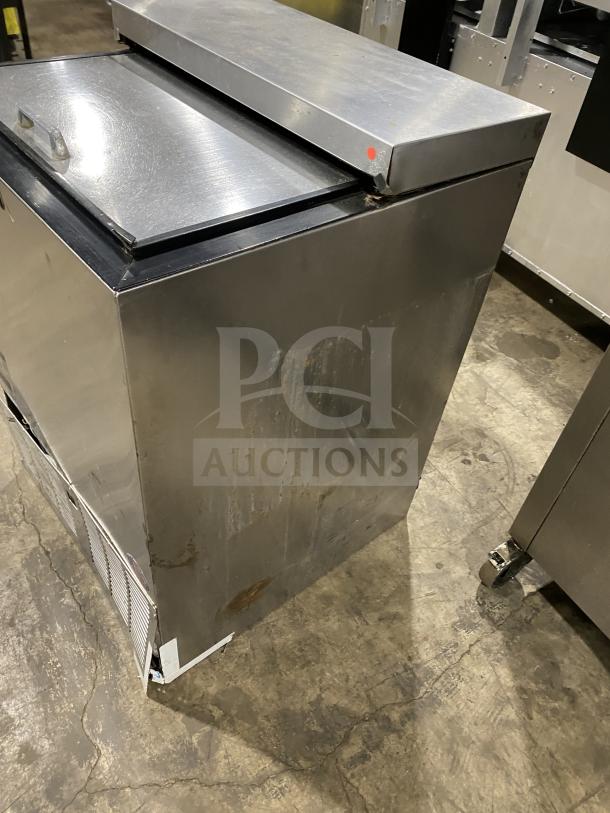 Perlick FR24 stainless steel refrigerated chiller/froster, 115V, 1 Phase; visible wear and markings; SN: 645970.