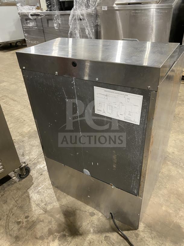 Perlick FR24 stainless steel chiller/froster, commercial model, 115V, 1 phase. Visible wiring diagram. Good condition.