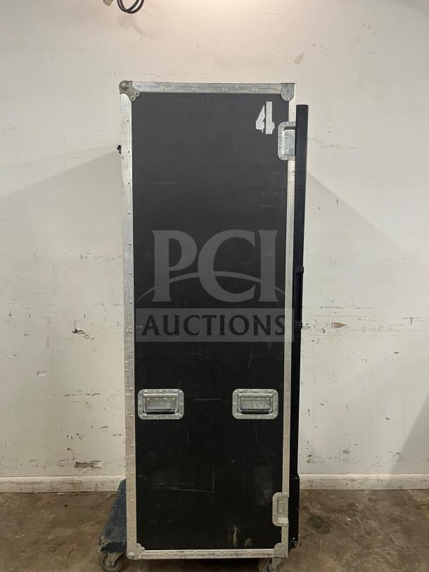 BEVERAGE-AIR MT12-1B refrigerated merchandiser in a black shipping box. Marketeer Series, LED lighting, excellent condition.