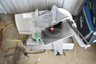 2023 Bizerba GSP H Commercial Meat Slicer with Blade Sharpener, 120V, 1 Phase. Countertop model in good condition.