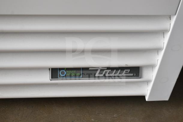 2021 True TSCI-600R-G-PH commercial cooler with natural refrigerant label. Single door, 115V, 1 phase. Clean condition.