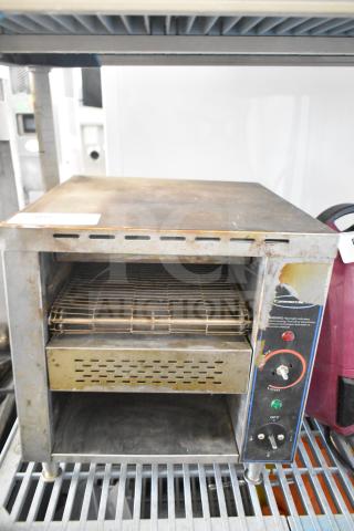 Commercial Pro CPCT1 electric conveyor oven, stainless steel, with control panel, single phase, 208/240V, used condition.