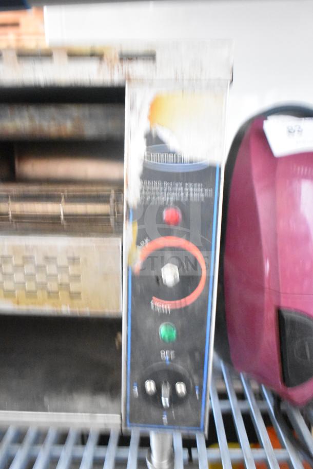 Commercial Pro CPCT1 countertop electric conveyor oven, 208/240V, 1 phase. Control panel with markings, used condition.