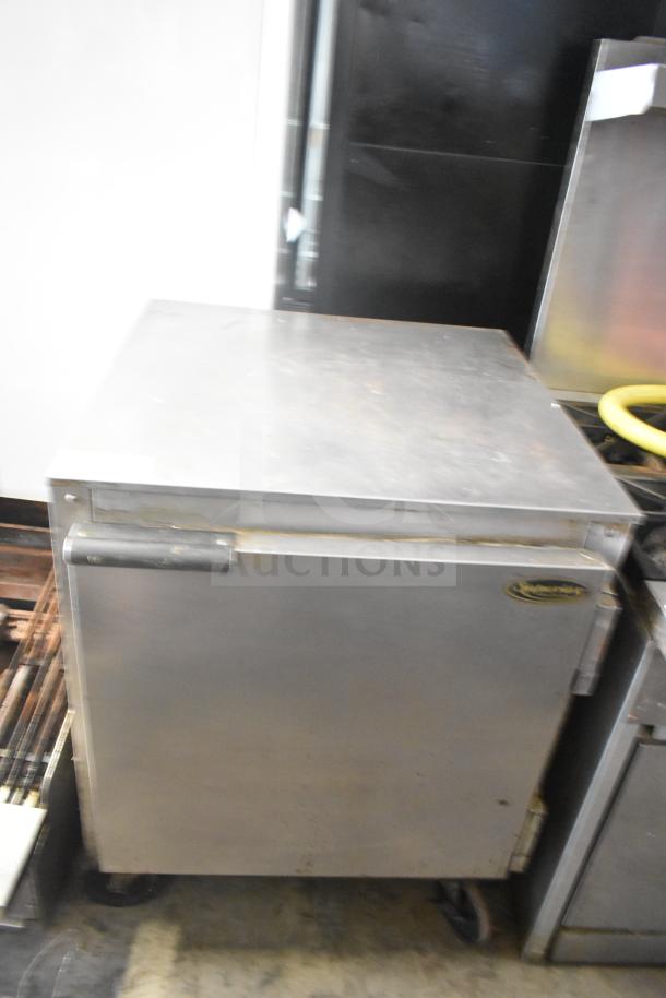 Beverage Air UCR27A undercounter cooler, single door, 115 volts, stainless steel, used condition.