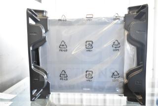 Brand new Toshiba 6149 BOT 41LZ886 TCx Display in packaging, minimal visible scratches, protective covering intact.