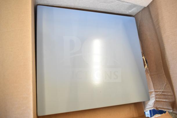Brand new BM-138610-105346 RX printer stand, scratch and dent condition, shown in packaging.