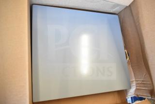 Brand new BM-138610-105346 RX printer stand, scratch and dent condition, shown in packaging.