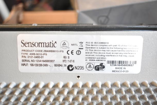 7 Sensormatic ZBSMPROE Antenna Deactivators, model AMB-9010-IPS, product code ZBAMB9010-IPS, serial 123A1645003937. Made in Mexico.