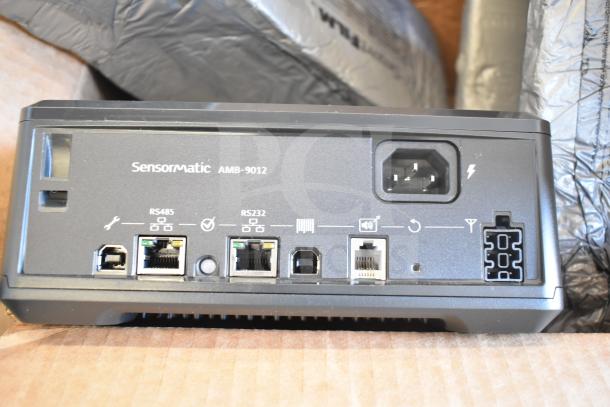 Sensormatic ZBAMB9012 deactivator antenna with ports, new condition, includes power input, RS485, RS232 connections.