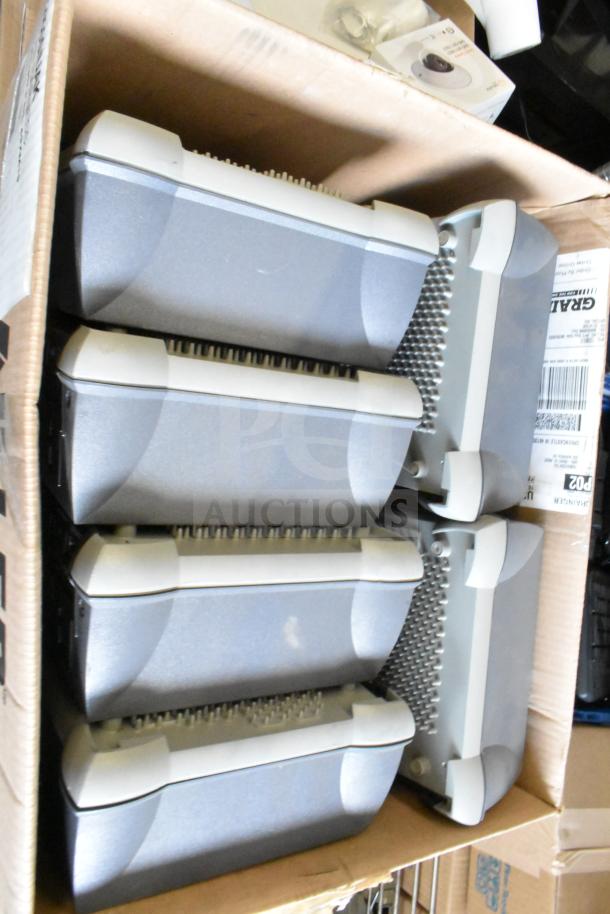 6 Sensormatic ZBAMB9010-IPS label deactivator antennas stacked in a box, new condition.