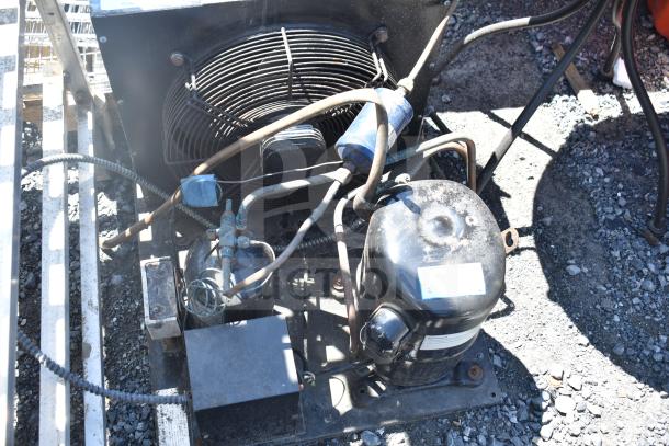 Kulthorn AW 2610Z-2 Compressor, 208-230V, 1 Phase. Shows visible wear and components. Ideal for HVAC systems.