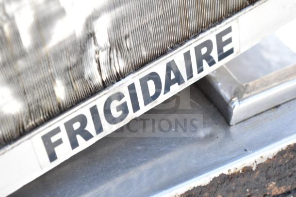 Frigidaire FAX052P7A window air conditioner, 115 volts, 1 phase, used condition, with visible branding label.