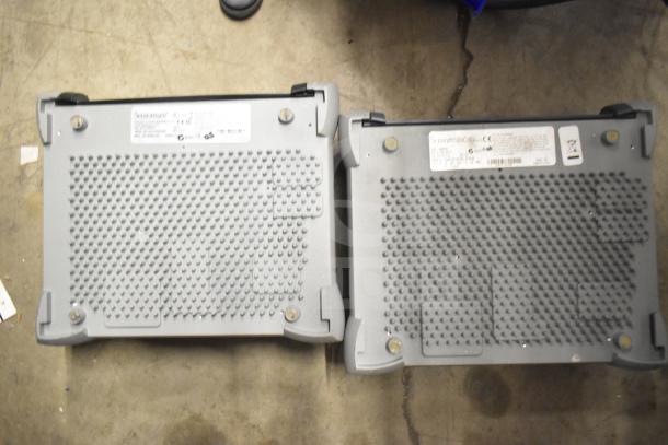 Lot featuring Vizio SV510XW-0906 subwoofer and Sensormatic ZBSMPROE antenna deactivator. Items with visible labels on base.