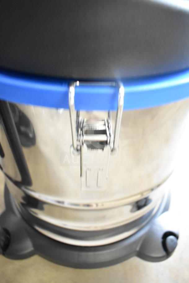 Lavex 944BJ1235G 5 Gallon Stainless Steel Wet/Dry Vacuum. Brand new, scratch and dent condition. Includes toolkit.