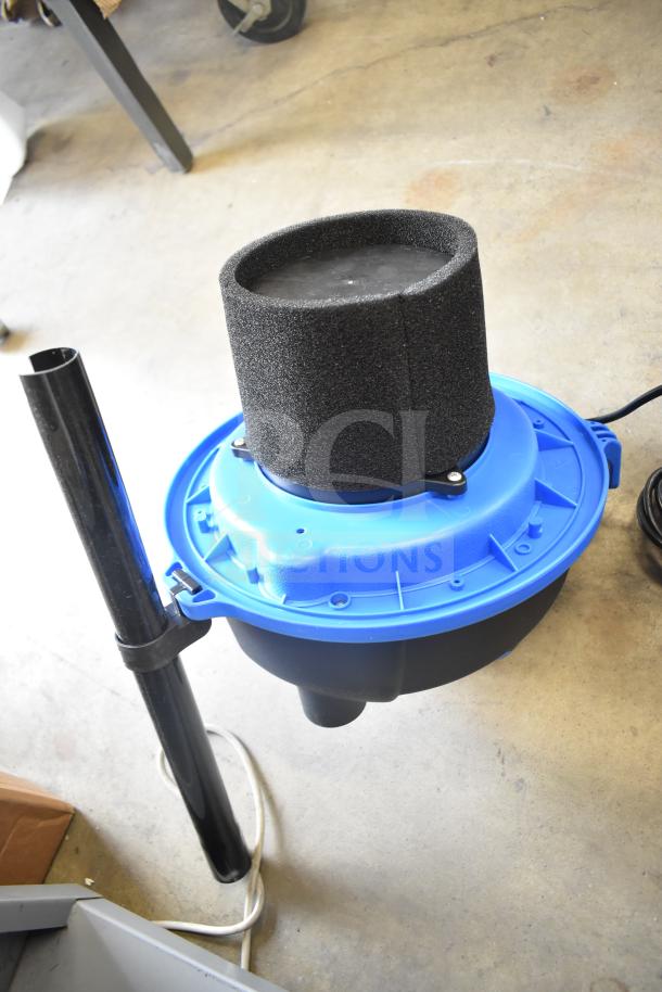 BRAND NEW Lavex 944BJ1235G 5 Gallon Stainless Steel Wet/Dry Vacuum, 100-120V, includes toolkit, minor scratches.