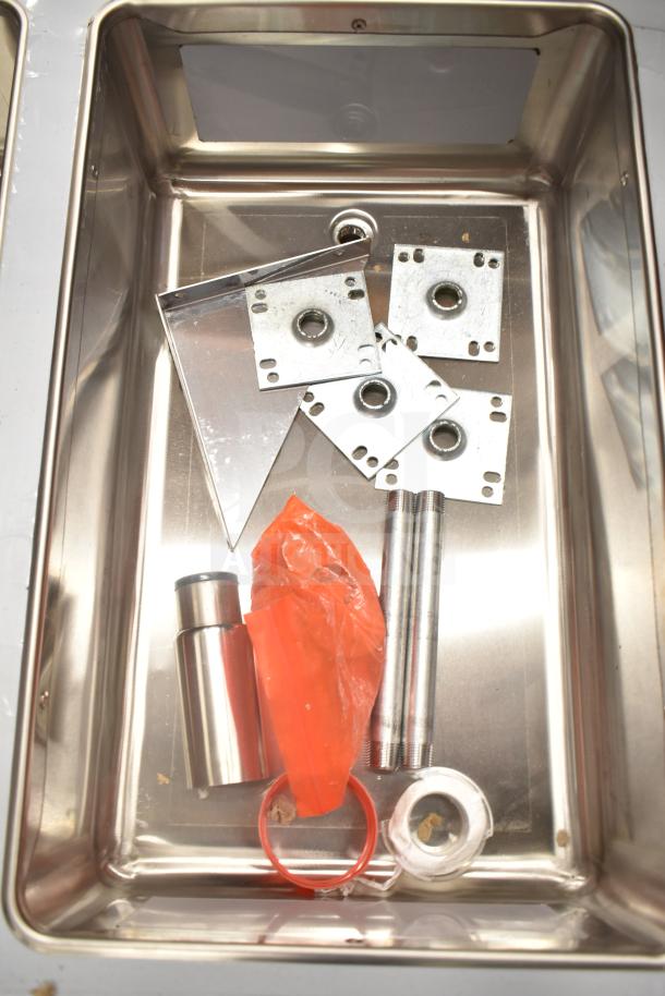 BRAND NEW ServIt 423EST2WSPB two pan sealed well electric steam table, 120V, 1 Phase, scratch and dent condition.