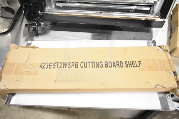 BRAND NEW ServIt 423EST2WSPB Steam Table, 2025 model, 120V, 1 Phase, sealed well, partially enclosed base, minor dents.