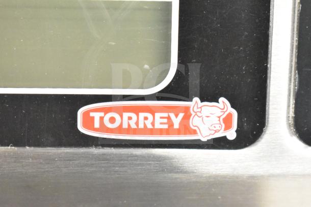 Torrey L-PC-40L digital price computing scale, 40 lb capacity, scratch and dent condition, visible brand logo.