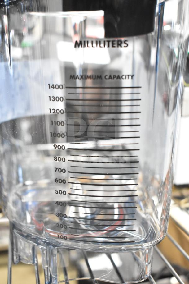 BRAND NEW 2026 VitaMix VM0100A Blender, 48 oz. container, 2.3 hp motor, 120V, scratch and dent condition, max capacity markings.