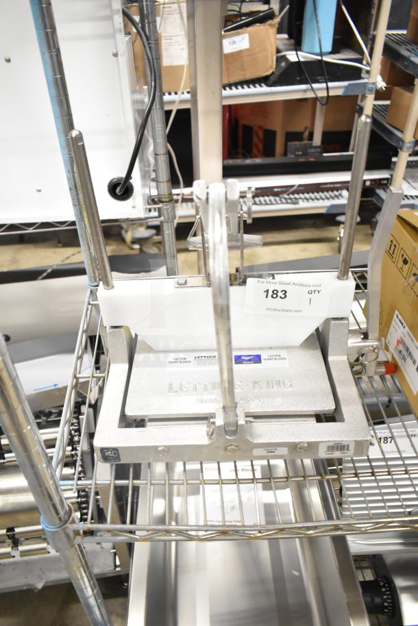 BRAND NEW SCRATCH AND DENT Vollrath 4400N Redco Lettuce King IV Chopper, 1" x 1" cut, no legs, visible caution labels.